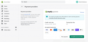 Buy Shopify Payment Account