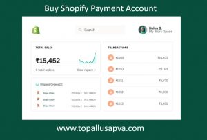 Buy Shopify Payment Account